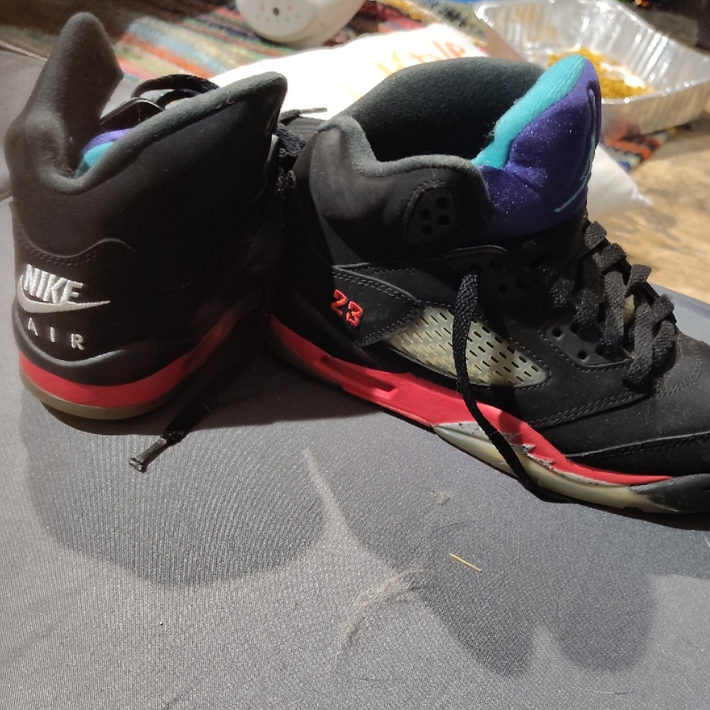 Nike Air Black and Red High-Tops